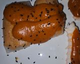 Foto del paso 10 de la receta: Saquitos de papel de arroz relleno de dorada y gambitas rojas