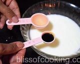 A picture of step 2 of Fluffy Eggless Pancakes.