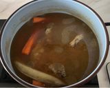 Foto del paso 1 de la receta Meloso de arroz con presa ibérica, gambitas y espinacas …