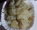 A picture of step 1 of Aloo Raita.