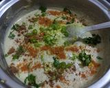 A picture of step 1 of Mixed sprouts uttapam.