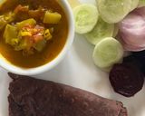 A picture of step 4 of Ragi Chapati.
