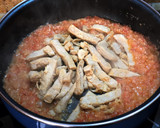 Foto del paso 2 de la receta: “No-lomo” o carne vegetal (tipo Heura) con nata