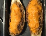 Foto del paso 9 de la receta: Berenjenas rellenas de carne con tomate casero súper fácil