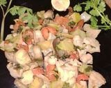 A picture of step 6 of Medley vegetable.