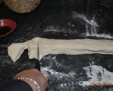 A picture of step 6 of Stuffed Flat Naan Bread (Kelane/Bolani)نان کلانه.