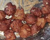 A picture of step 8 of Lauki ke pkode.