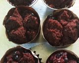 Foto langkah ke 4 dari resep Cupcake Cokelat Eggless.