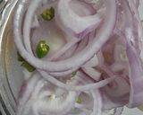 A picture of step 3 of Laccha Onion Salad.