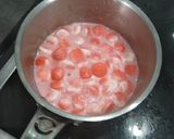 Une image de l'étape 1 de Cake fraise tagada.