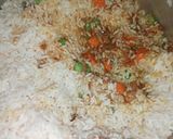 A picture of step 3 of Turmeric Jollof Rice.