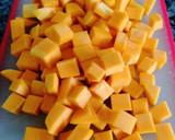 Foto del paso 2 de la receta: Ensalada de calabaza asada y judías mungo