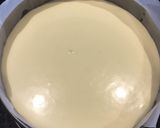 A picture of step 9 of Japanese baked cheesecake.