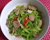 Foto langkah ke 7 dari resep Tumis Labu Siam.
