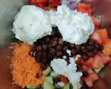 A picture of step 3 of Hung curd salad.