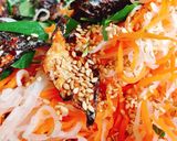 Hình bước làm 5 của món Gỏi Khô Cá Chỉ Vàng Cà Rốt Củ Cải Trắng
