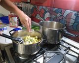 Foto del paso 2 de la receta: Pasta di 4 formaggi (pasta a los 4 quesos)