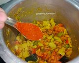 A picture of step 4 of Bhagar Khichdi.