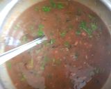 A picture of step 4 of Dal makhani.