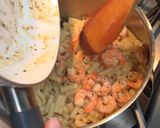 A picture of step 2 of Shrimp Macaroni Pie.
