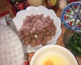 Hình bước làm 1 của món Bánh tráng nướng