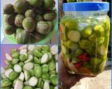 Hình bước làm 2 của món Cóc thái ngâm chua ngọt