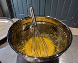 A picture of step 4 of Courgette & Pancetta Penne Carbonara.
