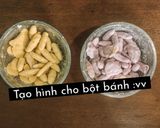 Hình bước làm 2 của món Bánh khoai lang, khoai mỡ chiên