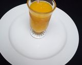A picture of step 2 of Mongo smoothie.