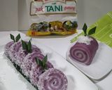 Foto langkah ke 6 dari resep Lapis Gulung Ubi Ungu.
