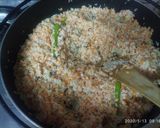 A picture of step 3 of Khichidi Redgram and Rice.