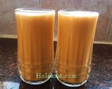 A picture of step 4 of Budget Friendly Mango Milkshake.
