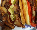 A picture of step 9 of Fried Greek Inspired Pork Sandwich.