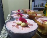 A picture of step 2 of Rose bavarois.