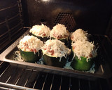 Foto del paso 3 de la receta: Timbal de calabacín relleno de verduras y pollo especiado