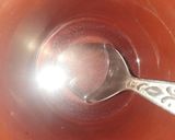 A picture of step 4 of Mini Chocolate glaze cake in microwave.