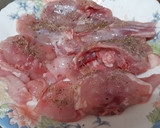 Foto del paso 1 de la receta: Conejo en salsa de verduras (olla rápida)