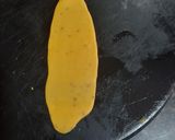A picture of step 5 of Fafda with belan.