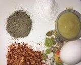 A picture of step 1 of Vegetables rice.