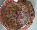 A picture of step 5 of Spinach-Gram Flour Parathas Palak Besan Parathas.