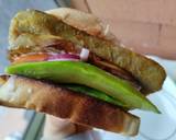 Foto del paso 8 de la receta Sándwich de tofu a la miel mostaza y berenjena..