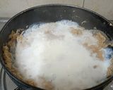 A picture of step 3 of Gehun Na Lot No Shiro (Gujarati sweet for lunch).
