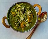 A picture of step 7 of Methi chaman.