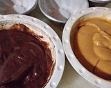 Foto del paso 1 de la receta: Budincitos marmolados de chocolate y dulce de leche