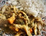Foto del paso 10 de la receta: Curry de plátano, calabaza y setas con leche de coco