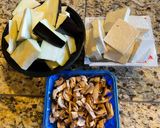 A picture of step 1 of Braised Eggplant with Tofu.