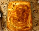 A picture of step 3 of Bacon, herb and vegetable pie.
