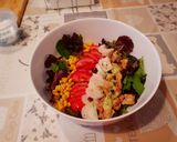 Foto del paso 5 de la receta Ensalada🥗🍗 de pollo con salsa de mostaza dulce 🍯