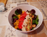 Foto del paso 5 de la receta: Ensalada🥗🍗 de pollo con salsa de mostaza dulce 🍯