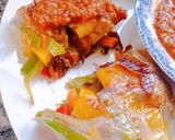 Foto del paso 9 de la receta: Obleas de arroz rellenas 🌯 de verduras con mojo picón 🌶️🌶️🌶️